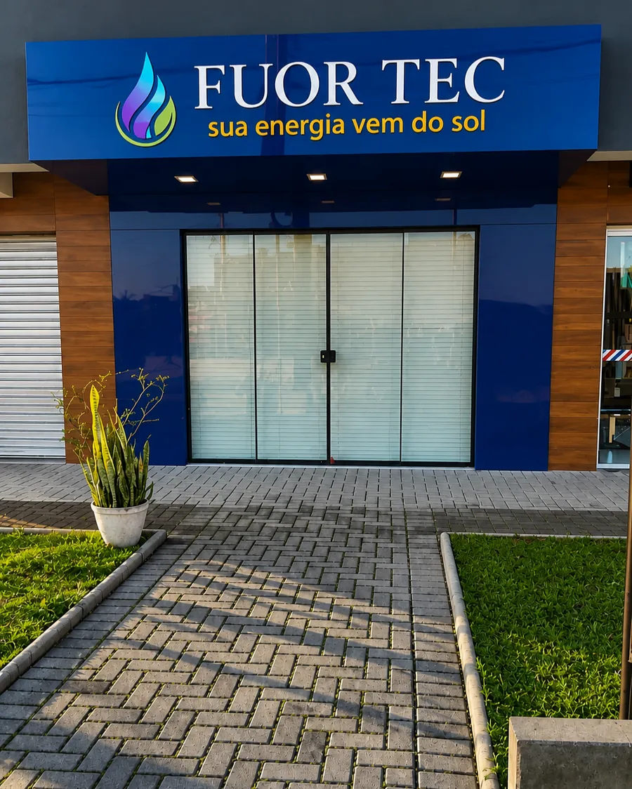 Fachada da loja FUOR-TEC em Santa Felicidade, Curitiba